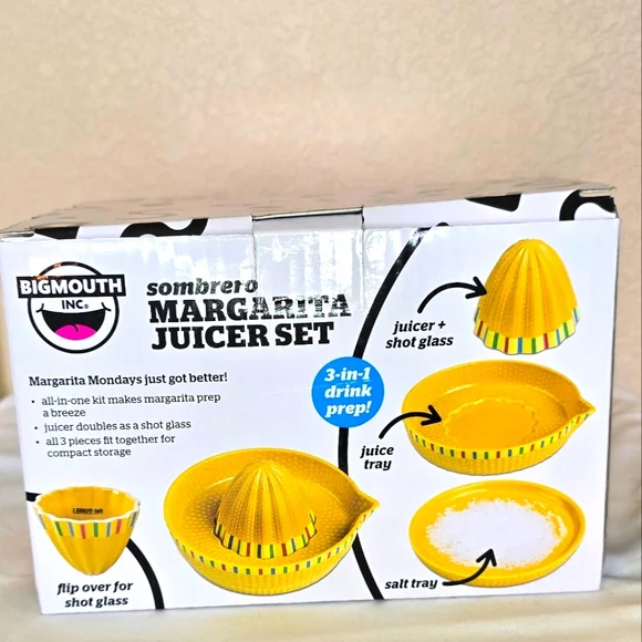 NIB BigMouth Inc. Sombrero Margarita Juicer Set - Picture 4 of 5